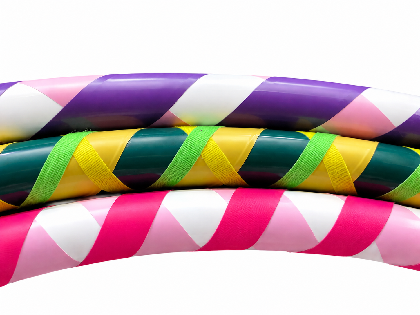 Vinyl hoop — smooth solid-color finish