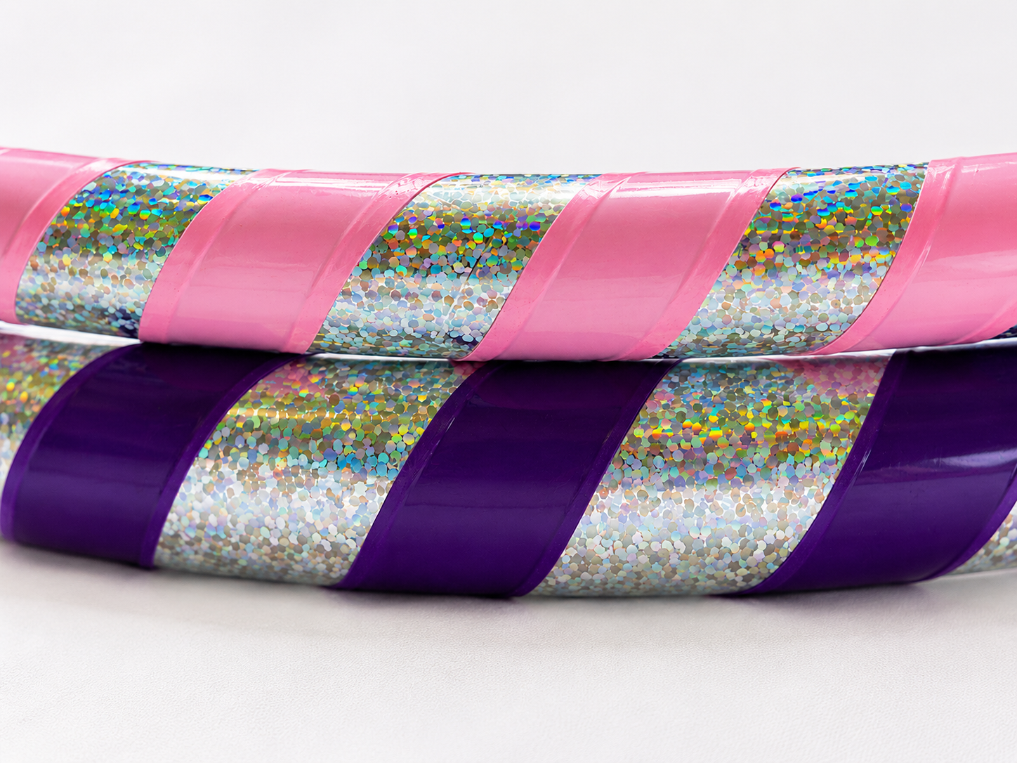 Single Bling hoop — one wrap of sparkle tape
